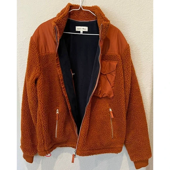 Alex Mill Sherpa Zip Jacket (L)